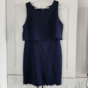 NUC TeezeMe navy blue dress, Size 13/14